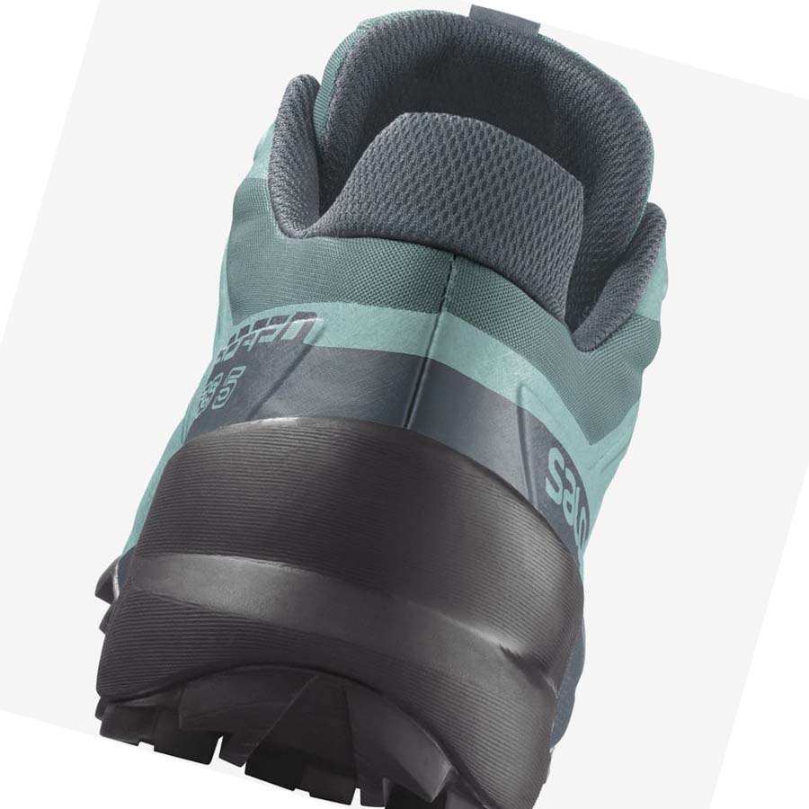 Salomon SPEEDCROSS 5 Trail Futócipő Női Zöld | HU 2882ZUT